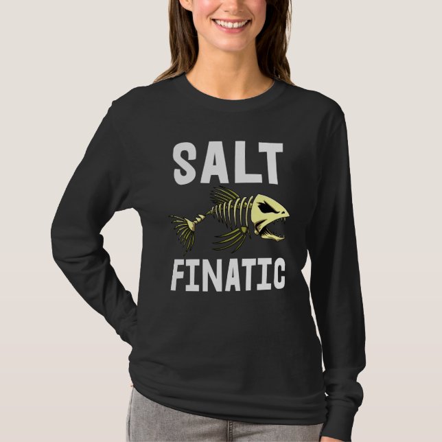 Sal Tee Finatic Tee Skeleton Fish Bone Camisetas N (Frente)