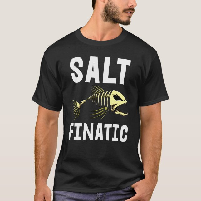 Sal Tee Finatic Tee Skeleton Fish Bone Camisetas N (Frente)
