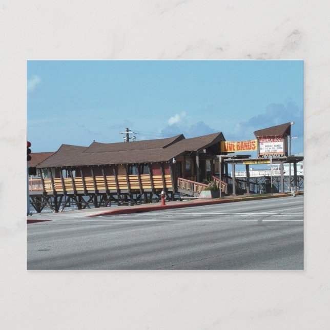 Sala Balinesa, cartão postal Galveston Texas (Frente)