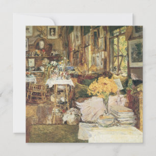 Sala de Flores por Childe Hassam, Arte Fino Vintag