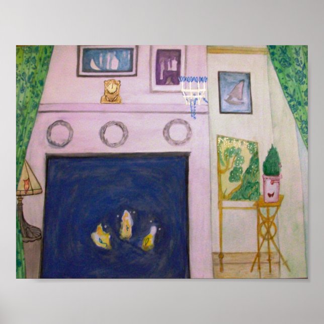 Sala de Judith Impressão em Cartão 8x10 (Frente)