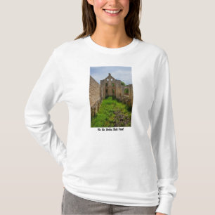 Sala Vazia Ruínas Camisa de Capa Longa