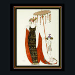 "Salabaccha" 1927 Barbier Art Deco Impressão 16x20<br><div class="desc">Outra impressionante peça de Arte Deco Fashion do excelente George Barbier intitulada "Salabaccha" ca. 1927</div>