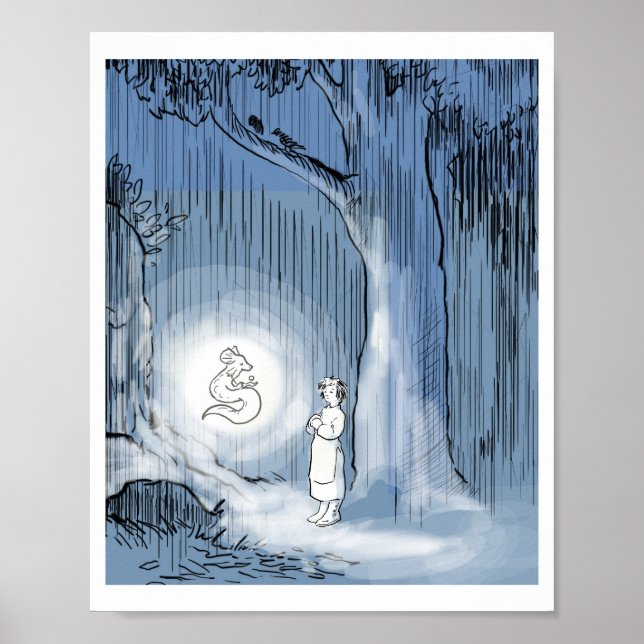 Salamandar King Impressão (Frente)