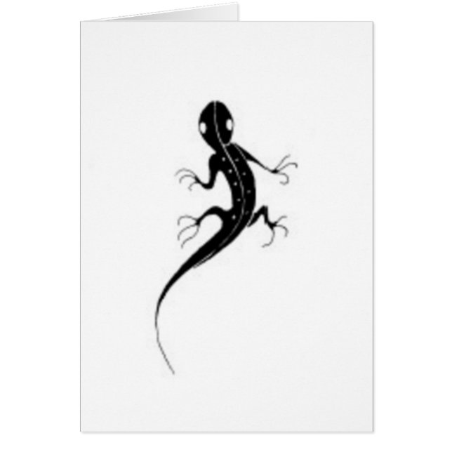 Salamandra - cartão (Frente)