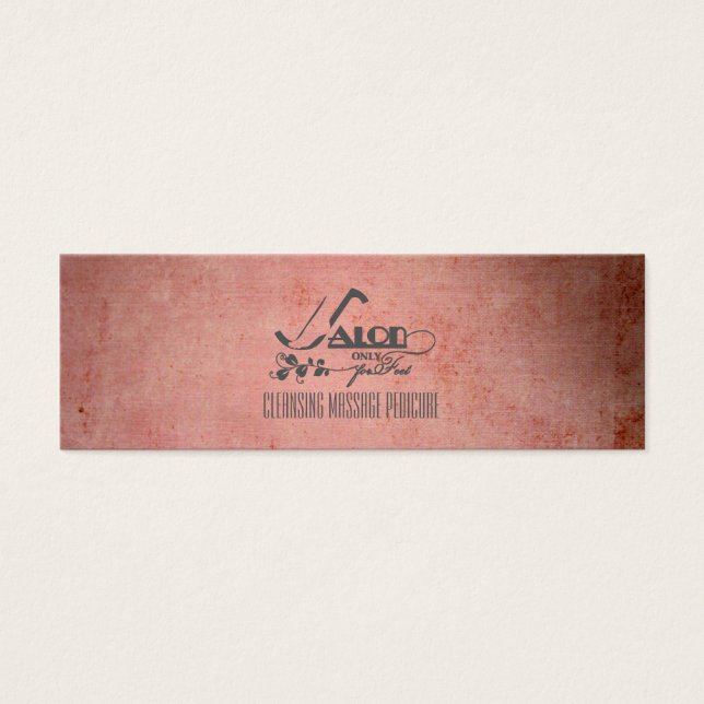SALÃO Para Pés - Marca Merchandise/Preço Do Produt (Frente)