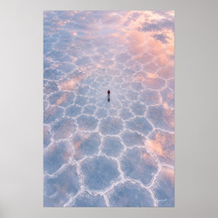 Salar de Uyuni Espelho Planície de Sal Impressão A