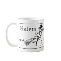 Salem Massachusetts, bruxas na caneca da tinta