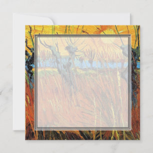 Sálemas ao Pôr do Sol por Vincent van Gogh.