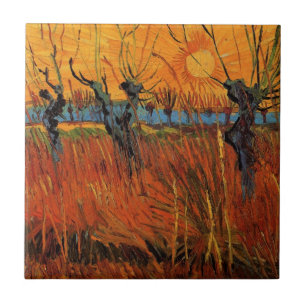 Sálemas ao Pôr do Sol por Vincent van Gogh