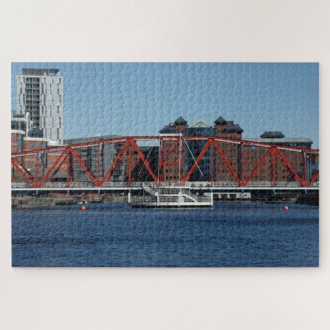 Salford quays docas de Manchester. Quebra-cabeça (Horizontal)