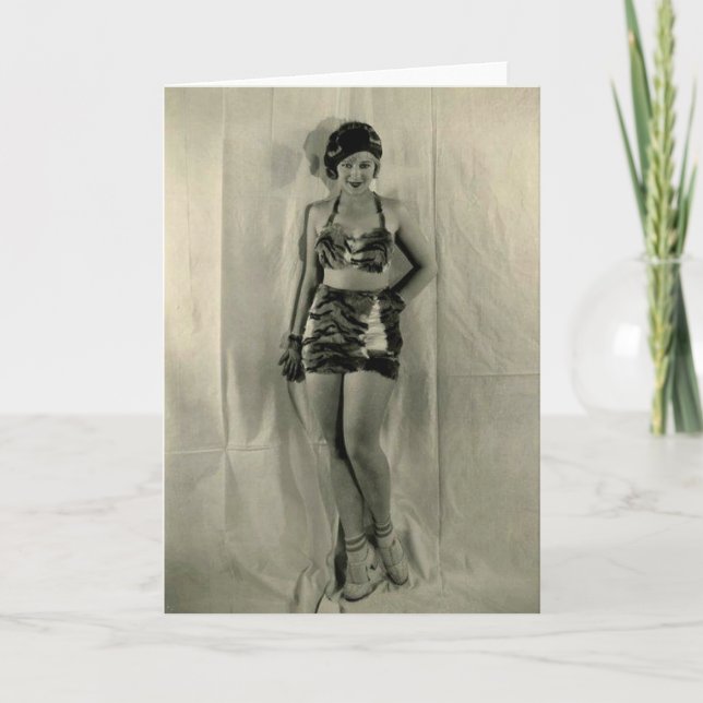 Sally Rand no início dos anos 30 - cartão de sauda (Frente)