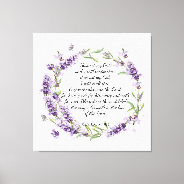 Salm 118: impressão acrílico 28-119:1 (Frente)