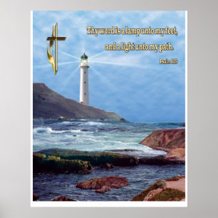 Salm 119 Christian Poster