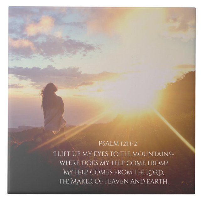 Salm 121:1-2 Minha ajuda vem do LORD (Frente)