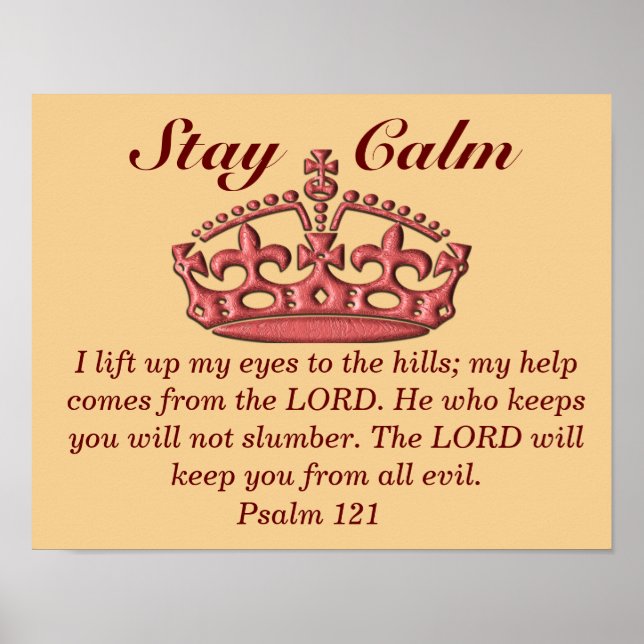 Salm 121 - Art impressão (Frente)