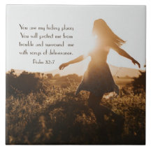 Salm 32:7 Você é meu esconderijo Bíblia Verse