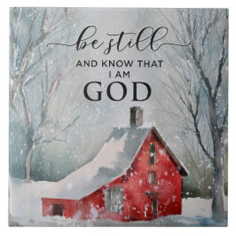 Salm 46:10 Esteja quieto e saiba que sou DEUS Neve