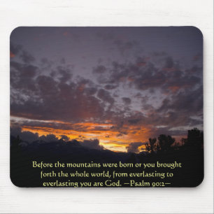 Salm 90:2 Sierra Sunset Mousepad