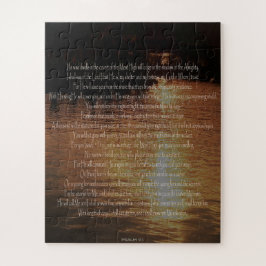 Salm 91, Sunset on Water Challenging Quebra-cabeça