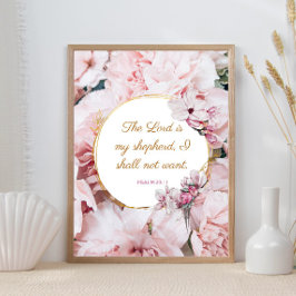 Salmo 23: 1 - O Senhor é o meu Poster Sheperd