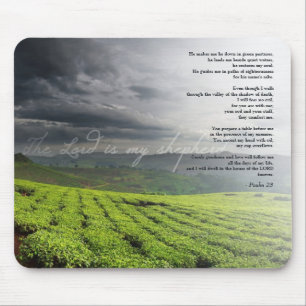 Salmo 23 & videiras Mousepads