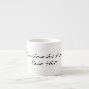 Salmo 46:10, Caneca Especialidade Presente