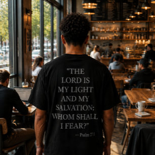 Salmo 46:1 Camiseta de versículo da Bíblia