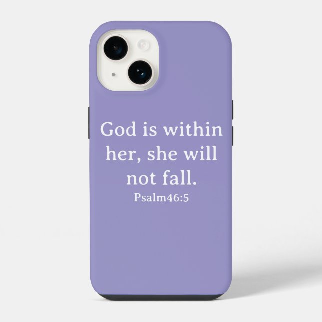 Salmo 46:5 - Capa de Celular (Verso)