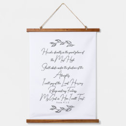 Salmo 91 Arte De Bíblia Com Folhas Botânicas Crist