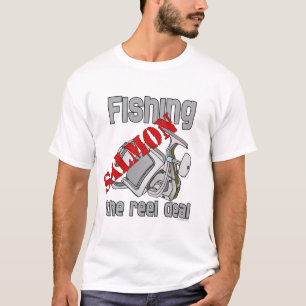 Salmões da pesca a camisa da pesca do negócio do