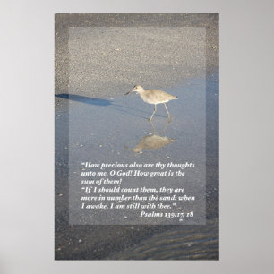 Salmos 139: 17-18 Impressão