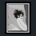 "Salomé" Art Deco Impressão por John Vassos ca. 19<br><div class="desc">Ilustração da Deco da Arte de 1927 por John Vasso's para a peça "Salomão" de Oscar Wilde</div>