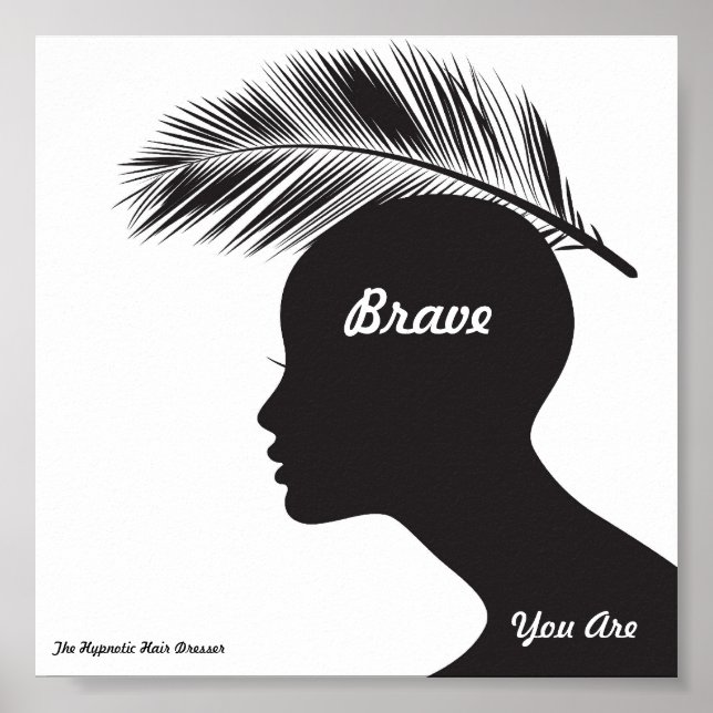 Salon Poster Priming Words Hypnotic Hair Dresser (Frente)