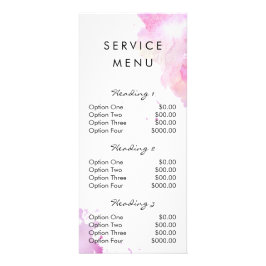 salon service menu impermeabilizante de pintura aq