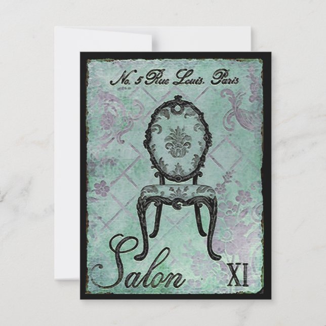 Salon XI ~ Convites / RSVP (Frente)