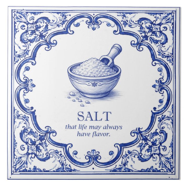 Salt Kitchen Blessing Blue Mediterranean (Frente)