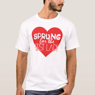"Saltado para a primeira senhora" camiseta