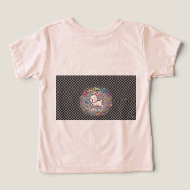 Saltar para a Felicidade.Camiseta (Verso do Design )