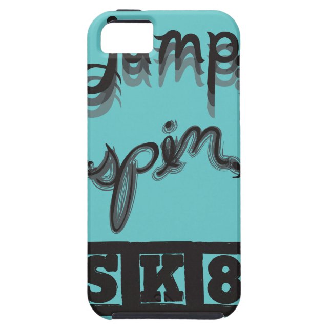 Salte, gire, as capas de iphone SK8 (Traseira)