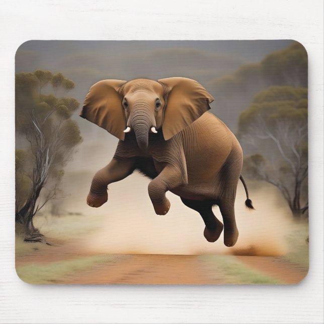 Salto Elefante Kangaroo, Mousepad (Frente)