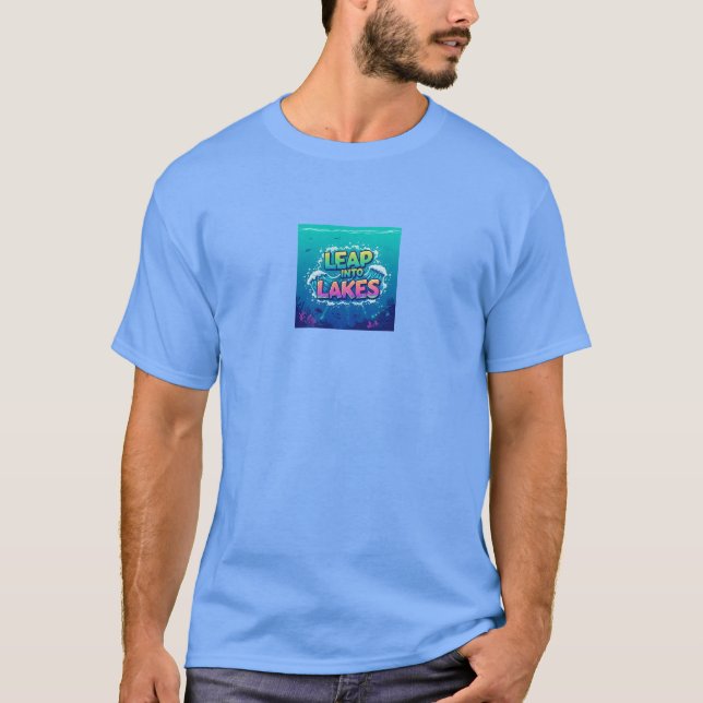 Salto em Design de camiseta dos Lagos (Frente)