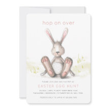 Salto sobre o convite para caça ao ovo em Brunch