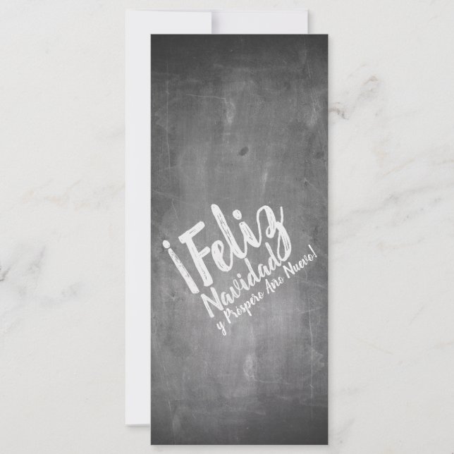 Saludos de Navidad em La Pizarra (Frente)