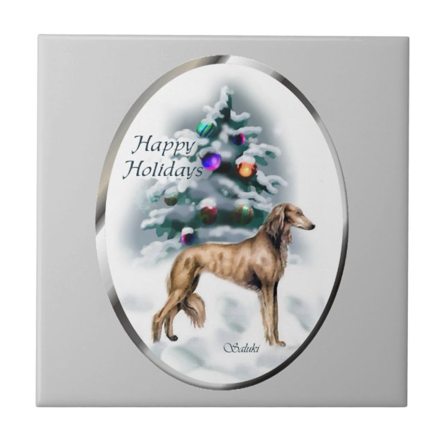 Saluki Christmas (Frente)