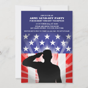 Salute ao Convite à Entrega Militar da Bandeira