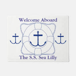 Salva de vida e tapete de porta de âncora (Impress