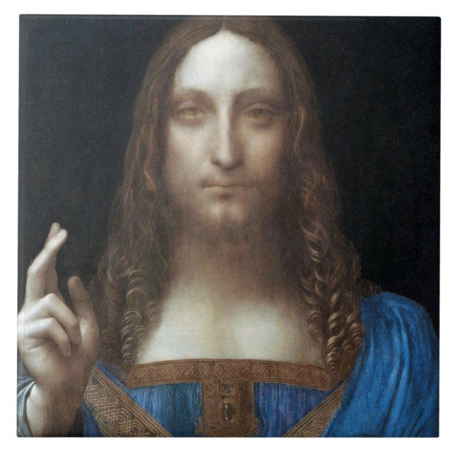 Salvador Mundi, Cristo de Jesus, Leonardo da Vinci (Frente)