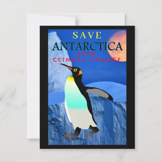 Salvar a Antártida Pinguim-imperador Luar da Lua G (Frente)
