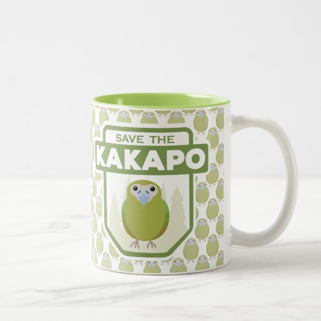Salvar a caneca do papagaio do Kakapo (Direita)